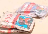 Картриджи Atari со свалки