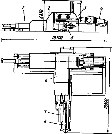 Схема пакетировоч­ного гидравлического пресса Б 1642